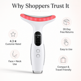 Lumere Sculpt™ 7-in-1 LED Facial & Neck Lifting Device